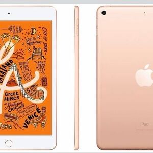 Apple iPad Mini, 5th Generation (Wi-Fi,
64GB) - Gold - New w/ Extras